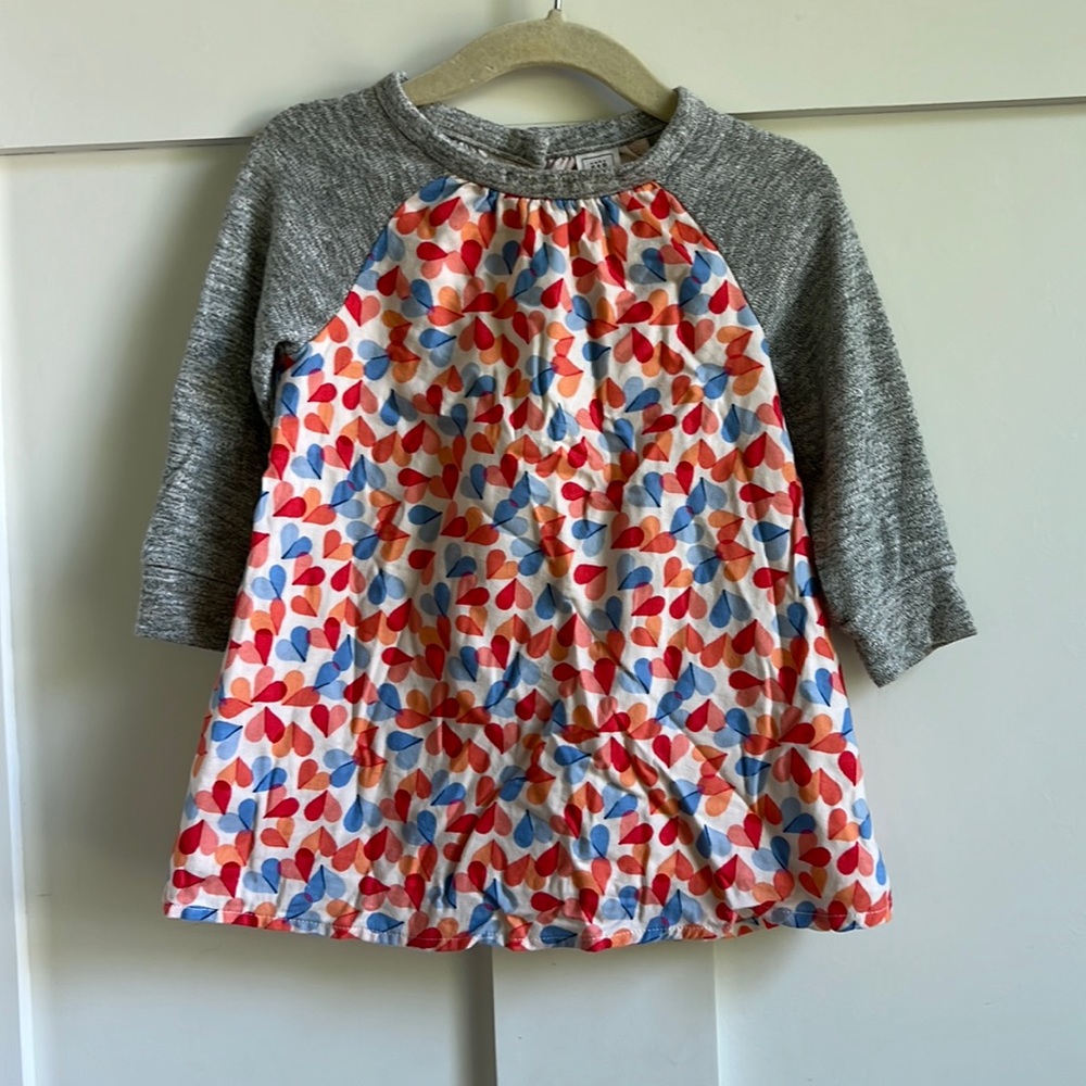 Baby Gap Multicolor Heart Print Dress